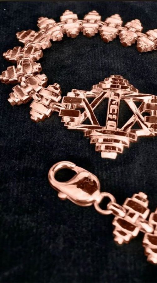 14K-ROSE-GOLD-HEBREW-FAITH-&-FITNESS-L’CHAIM-BRACELET