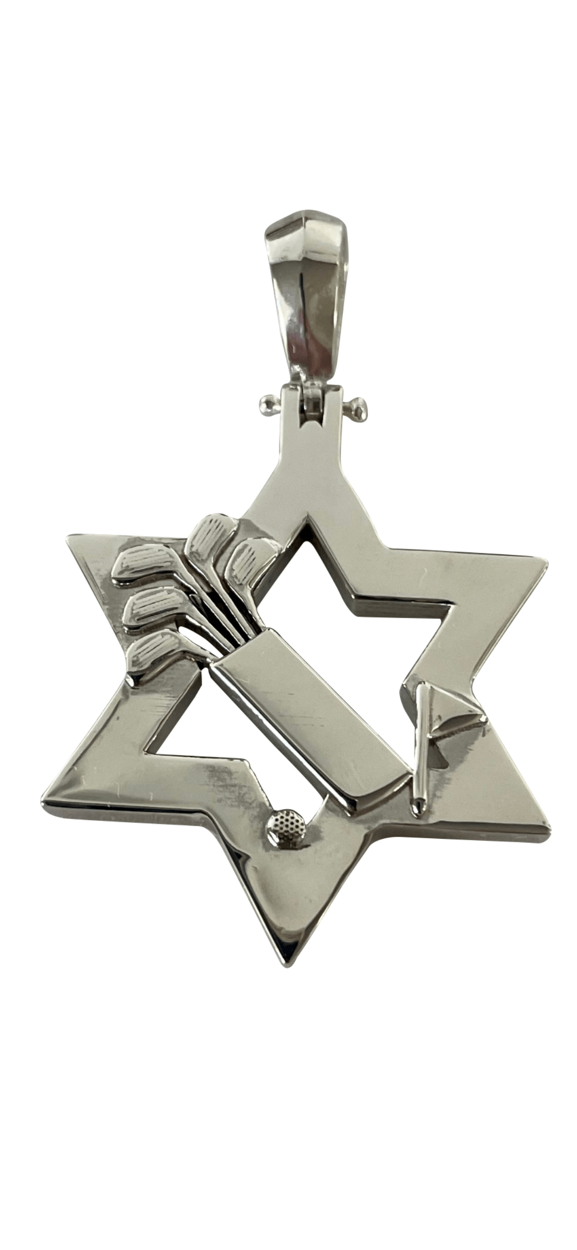 White Golf Jewelry Pendant