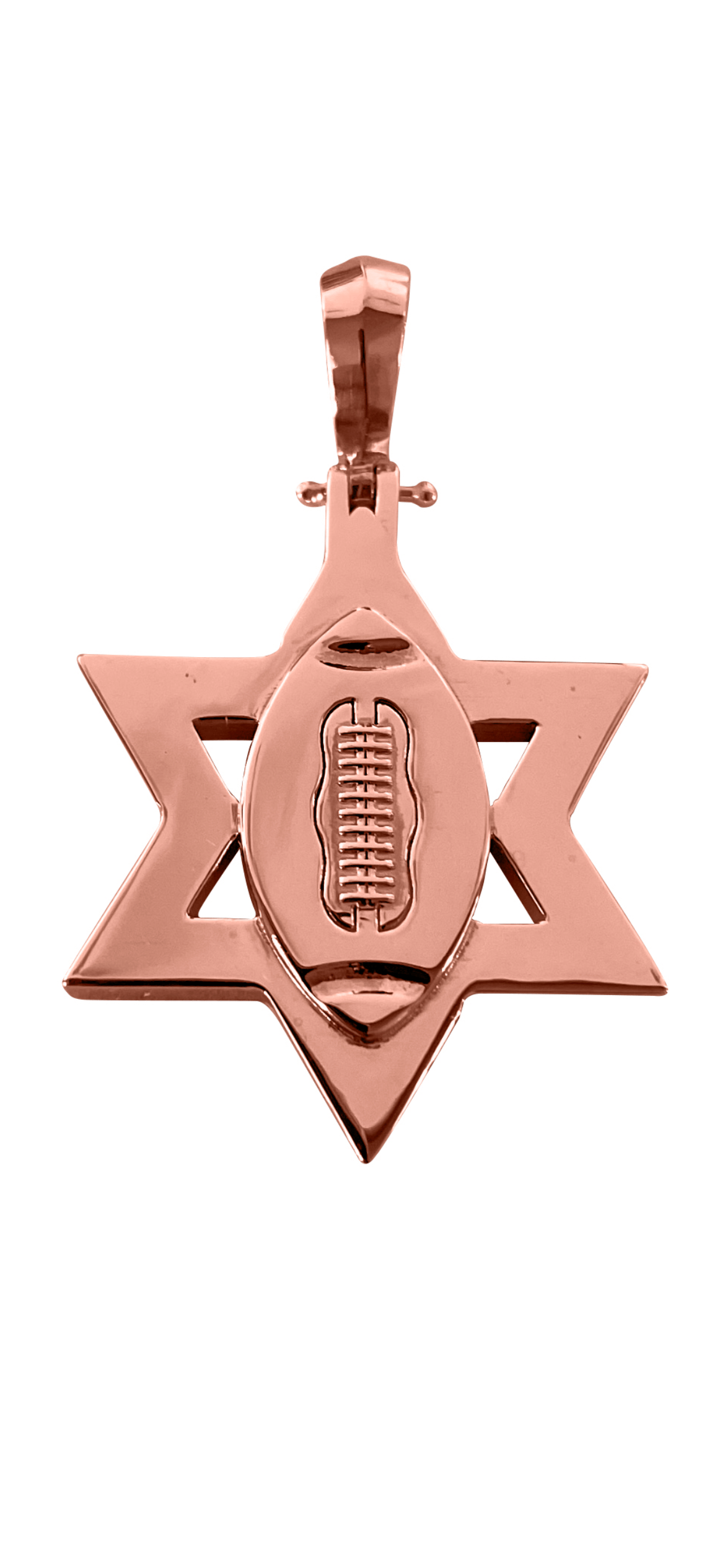 Rose Football Jewelry Pendant
